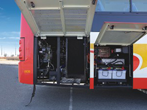 Автобус с гибридным газоэлектрическим приводом (6 передач), 10 м/12 м
